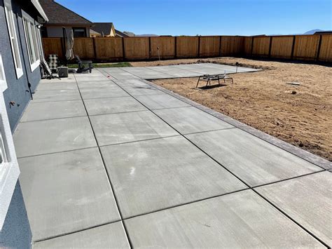 landscaping and concrete work.